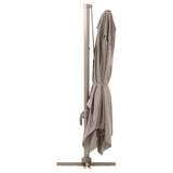 Parasol patrat deplasat inclinabil MELHIA In / Argila