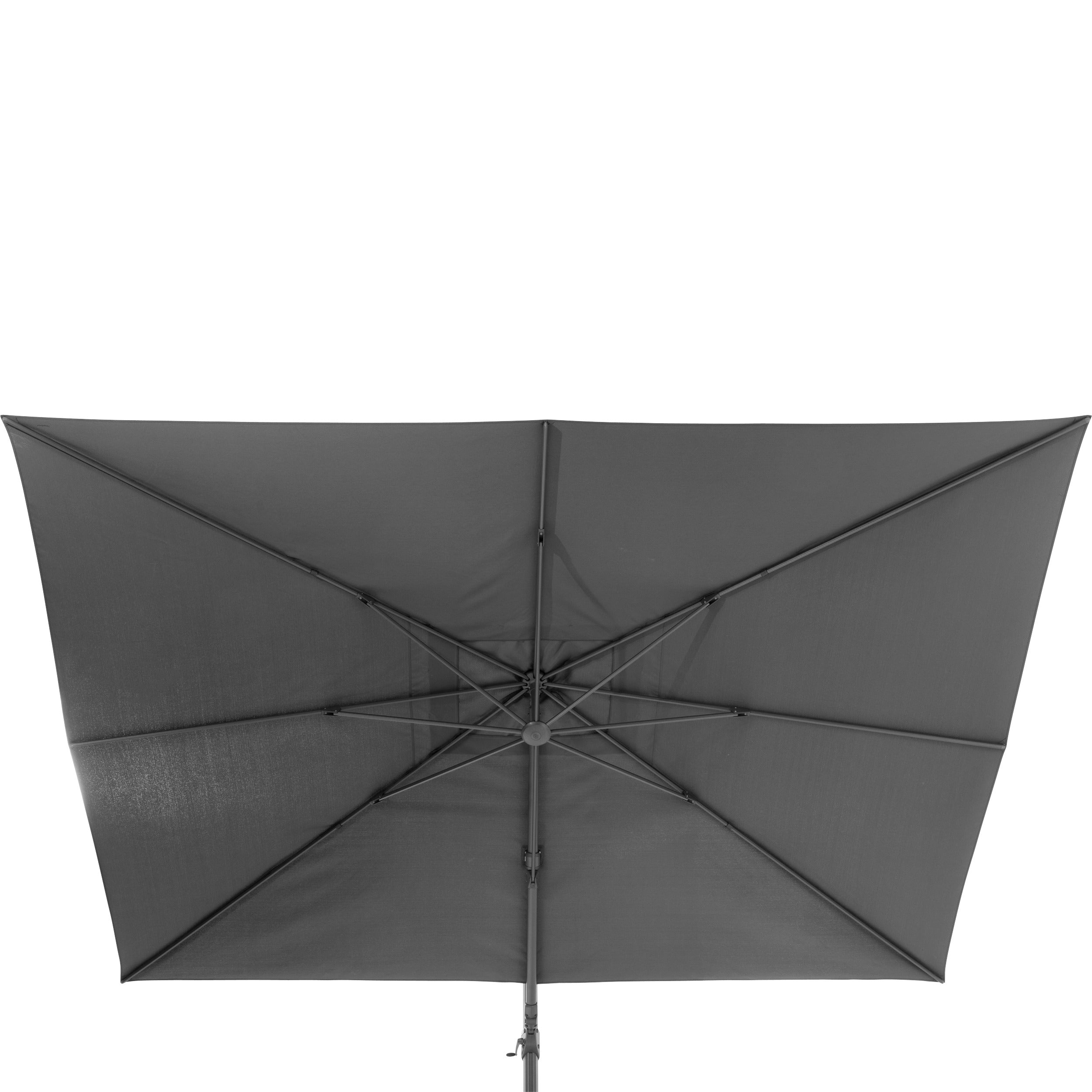 Umbrela de soare cantilever Melhia H.2.72m in antracit Hesperide