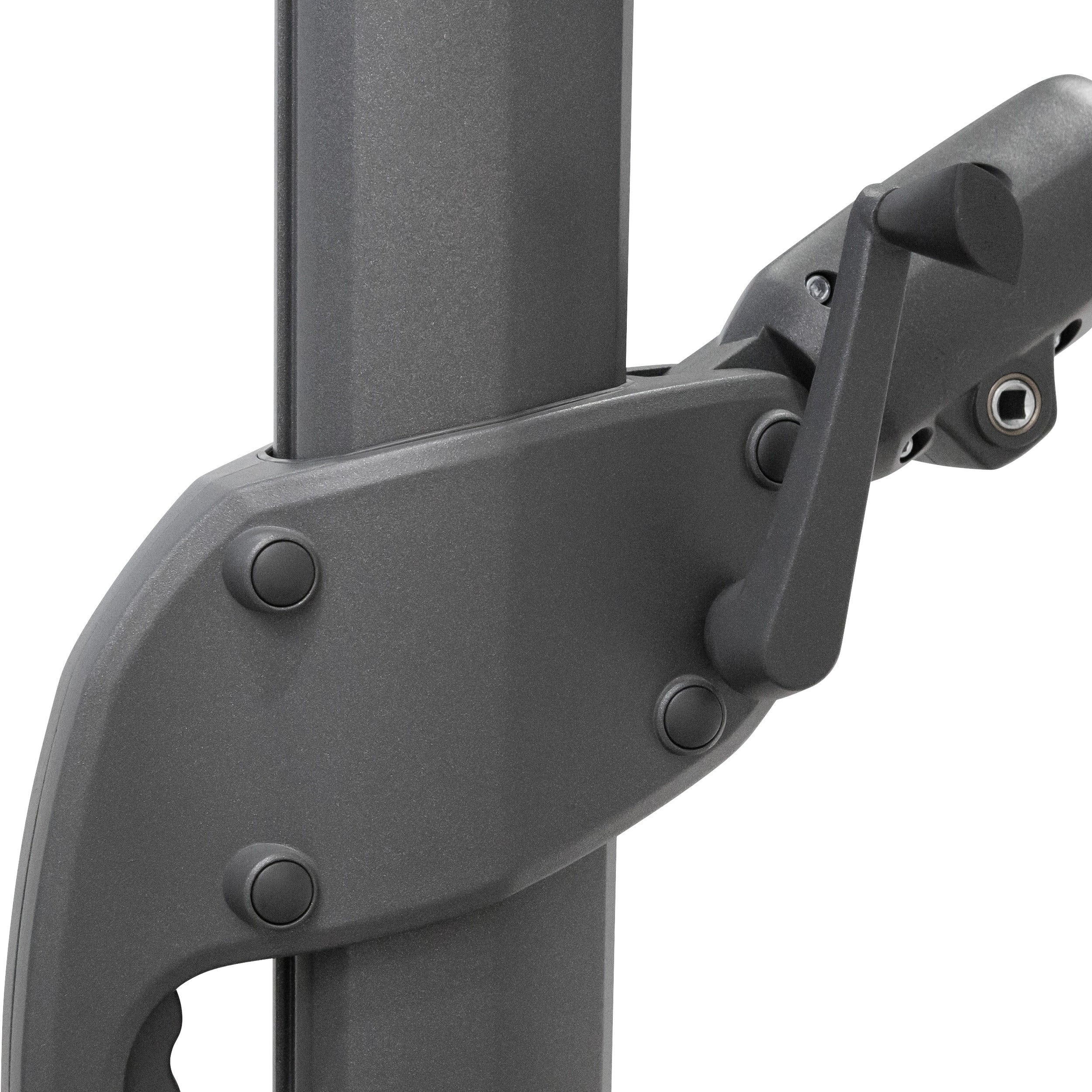 Umbrela de soare cantilever Melhia H.2.72m in antracit Hesperide