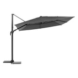 Umbrela de soare cantilever Melhia H.2.72m in antracit Hesperide