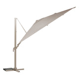 Parasol dreptunghiular deplasat inclinabil MELHIA In / Argila