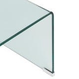 Masuta de cafea Lenia 110 x 55 x 38 cm sticla transparenta Atmosphera