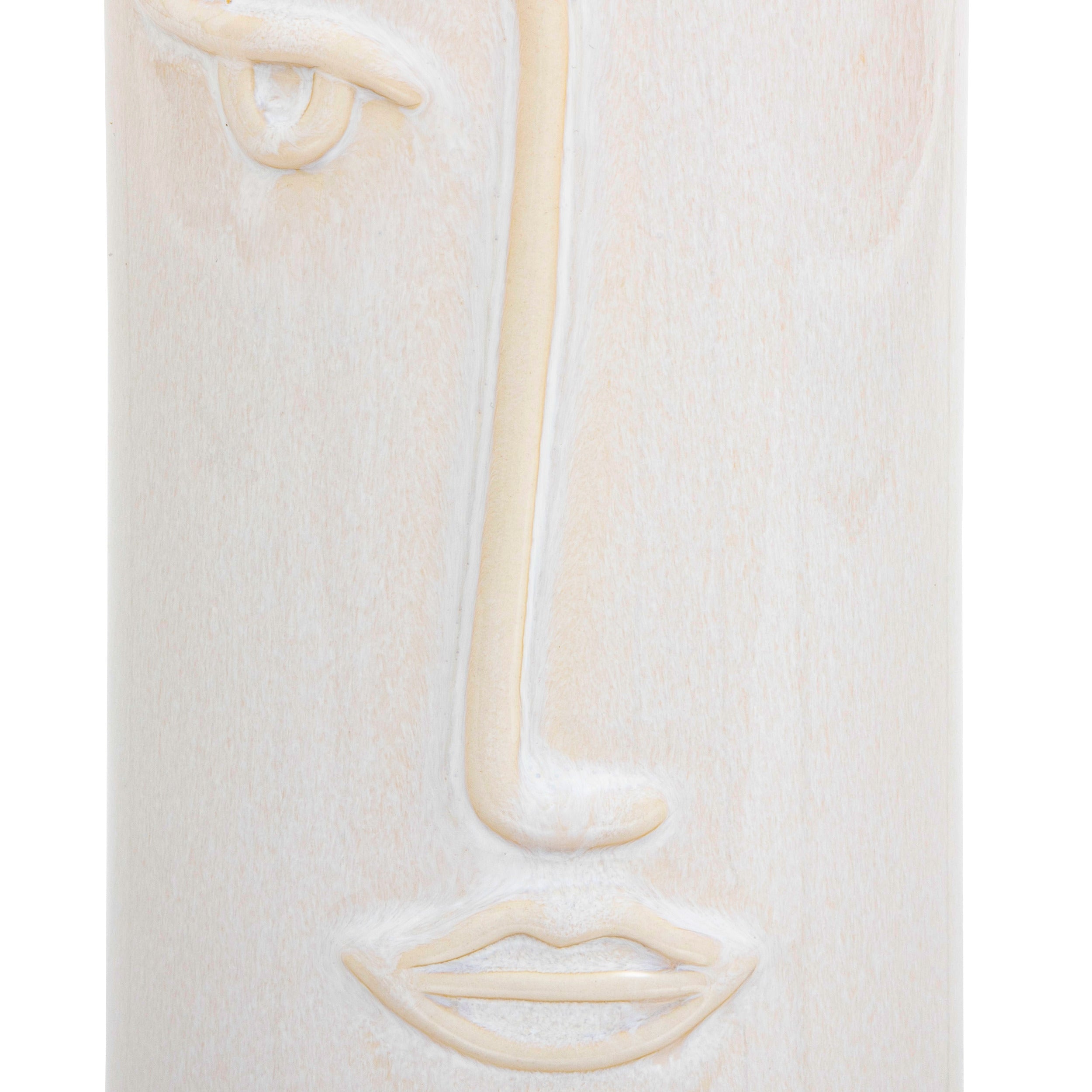 Vaza ceramica reac flo alb sol H25 cm - Atmosphera