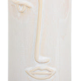 Vaza ceramica reac flo alb sol H25 cm - Atmosphera