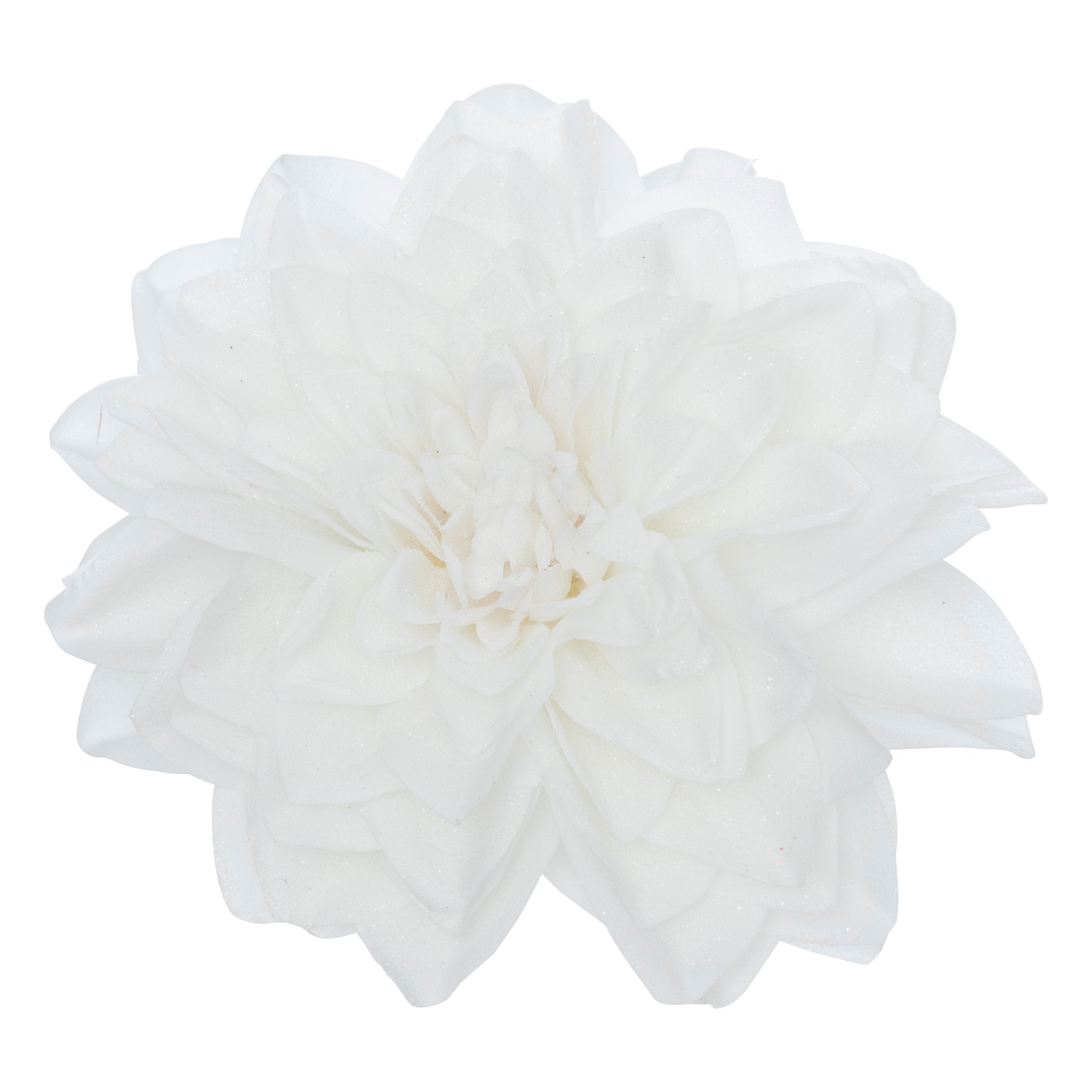 Floare de zapada decorativa, alba, 20 cm | Atmosphera