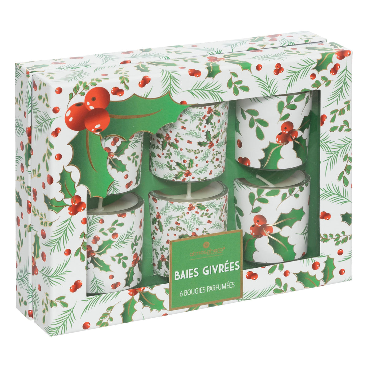 Set 6 lumanari parfumate ilice, 40 g | Atmosphera