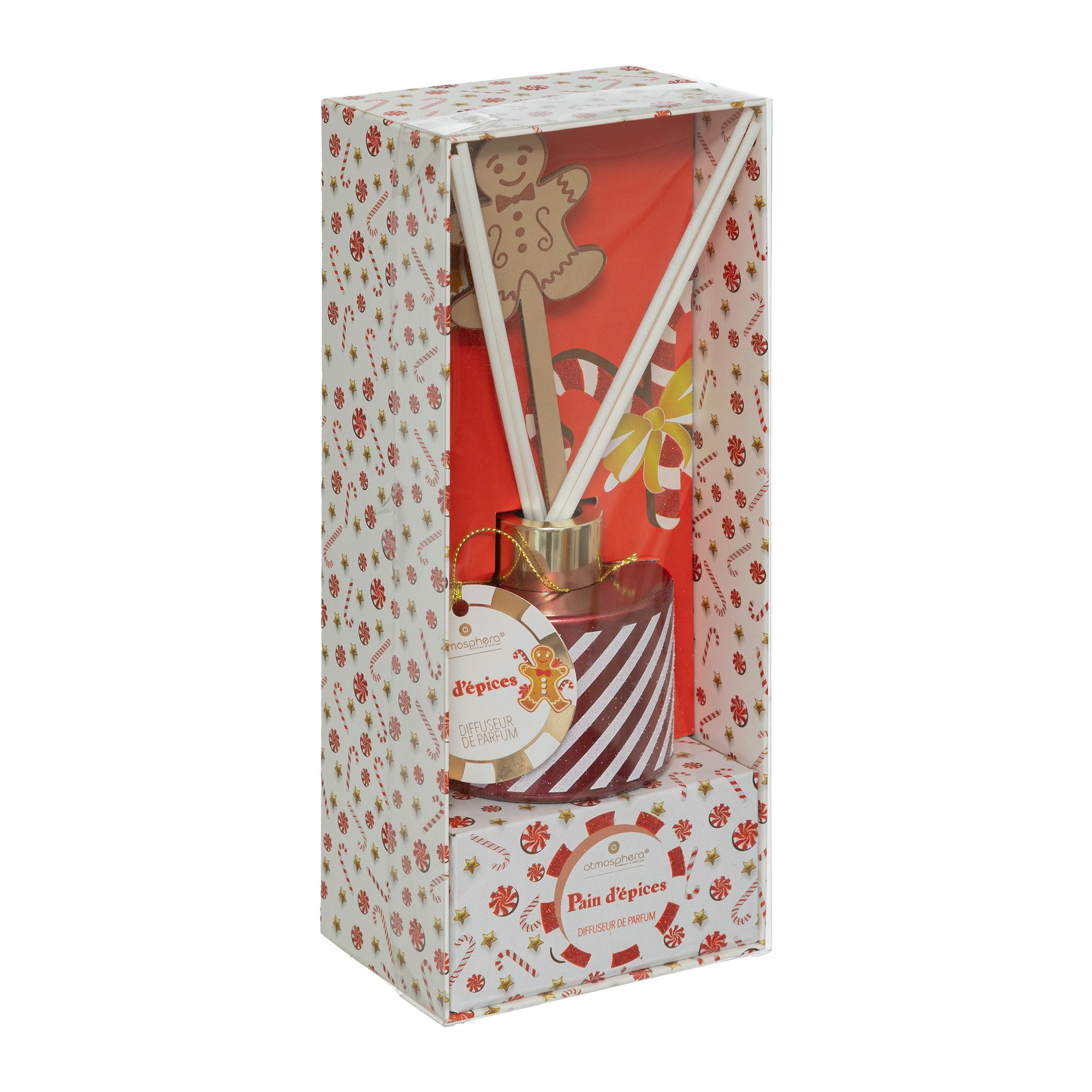 Difuzor parfum turta dulce, rosu, 100 ml | Atmosphera