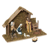Nasterea Domnului LED, 7 figurine, 30 x 20 cm | Atmosphera