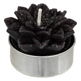 Set 4 lumanari pastila poinsettia, negre, 88 g | Atmosphera