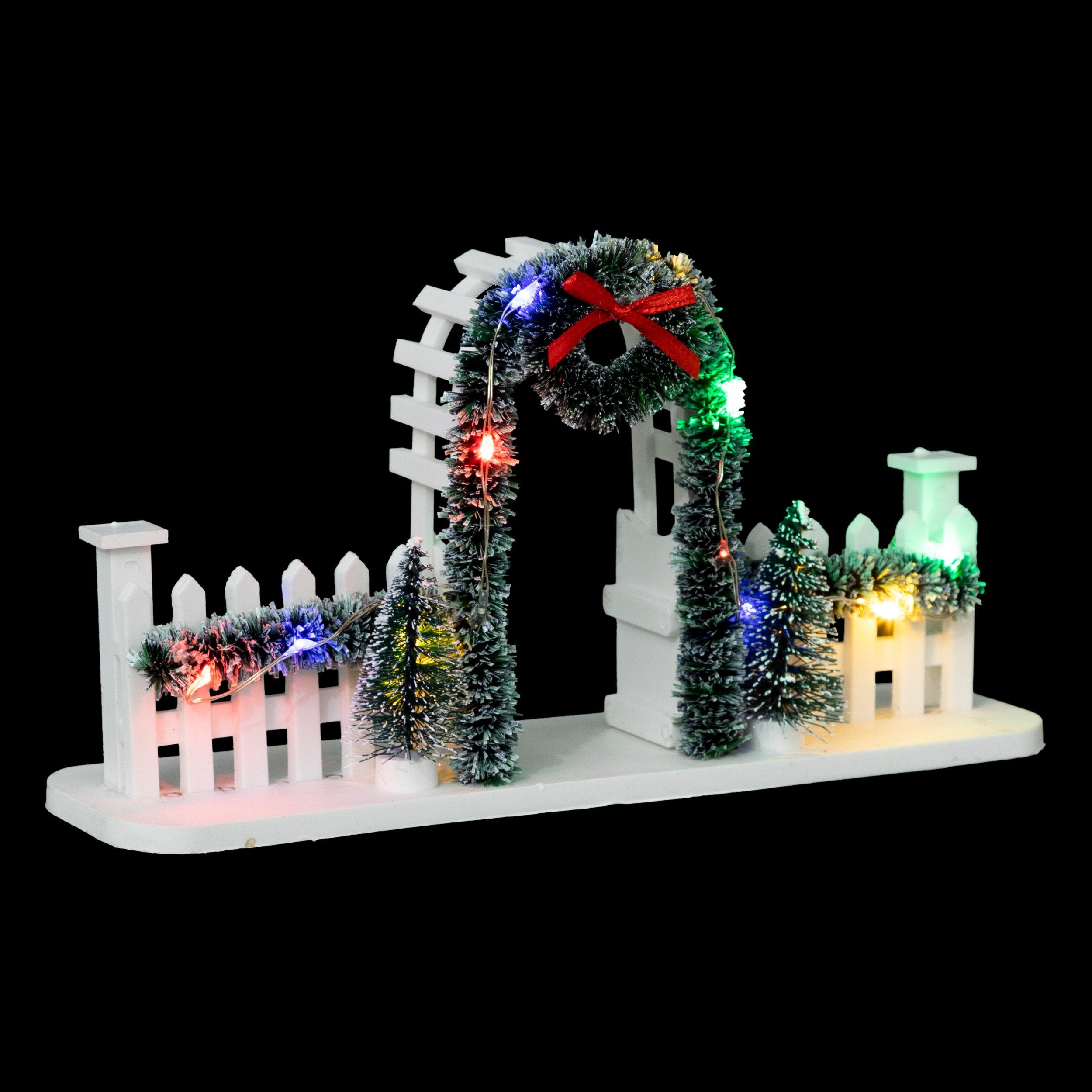 Accesoriu sat gard cu flori 12 LED | Feeric