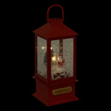 Felinar decorativ 4 LED, rosu, H 20 cm | Atmosphera