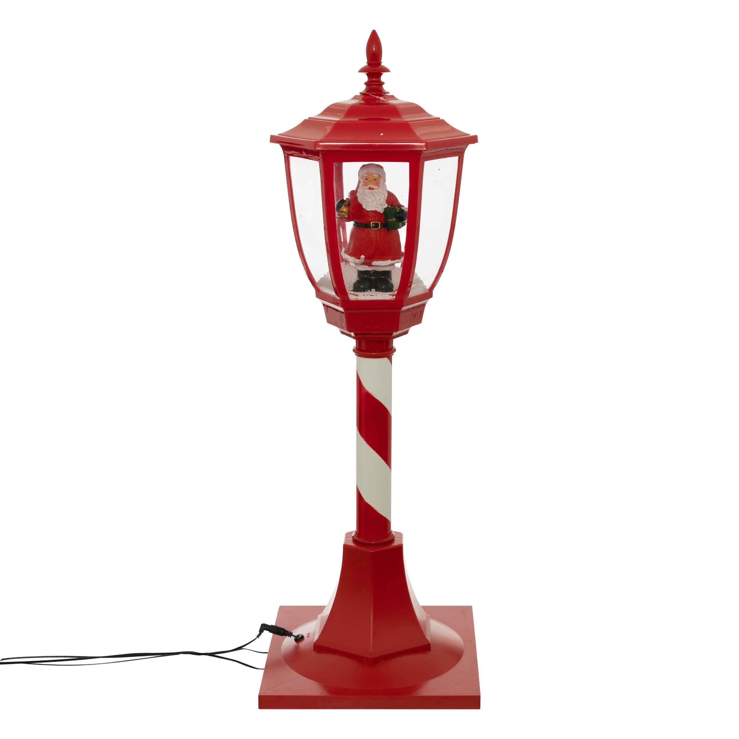 Felinar decorativ 30 LED, rosu, H 90 cm | Atmosphera