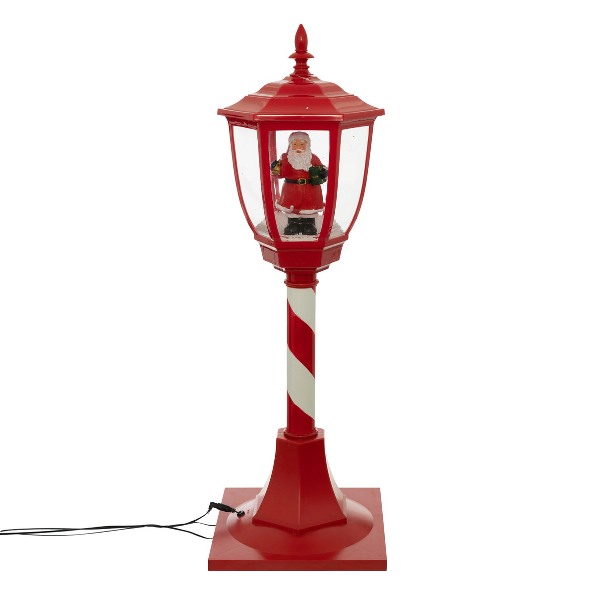 Felinar decorativ 30 LED, rosu, H 90 cm | Atmosphera