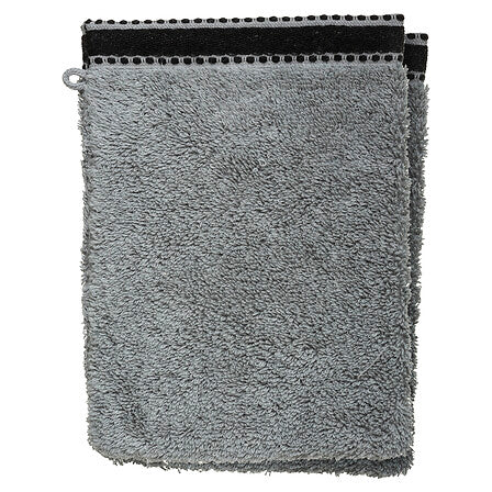 Manusa de baie, Joia,set 2 buc,550g/mp,gri inchis,15x21cm-Atmosphera