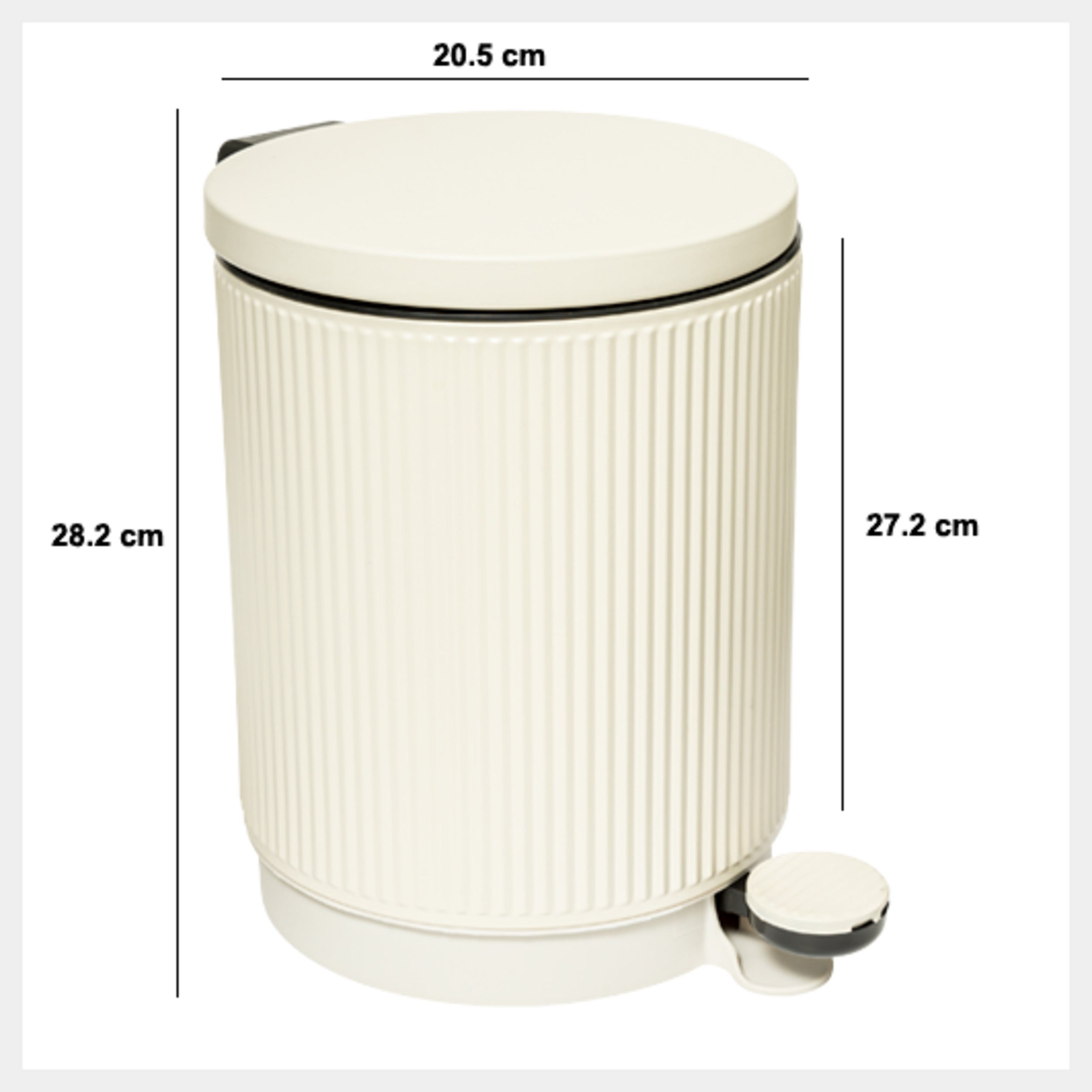 Cos gunoi inchidere moale lin 5 l onix - Five