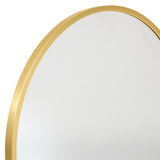 Decoratiune de perete, oglinda metal alice auriu D38 cm - Atmosphera