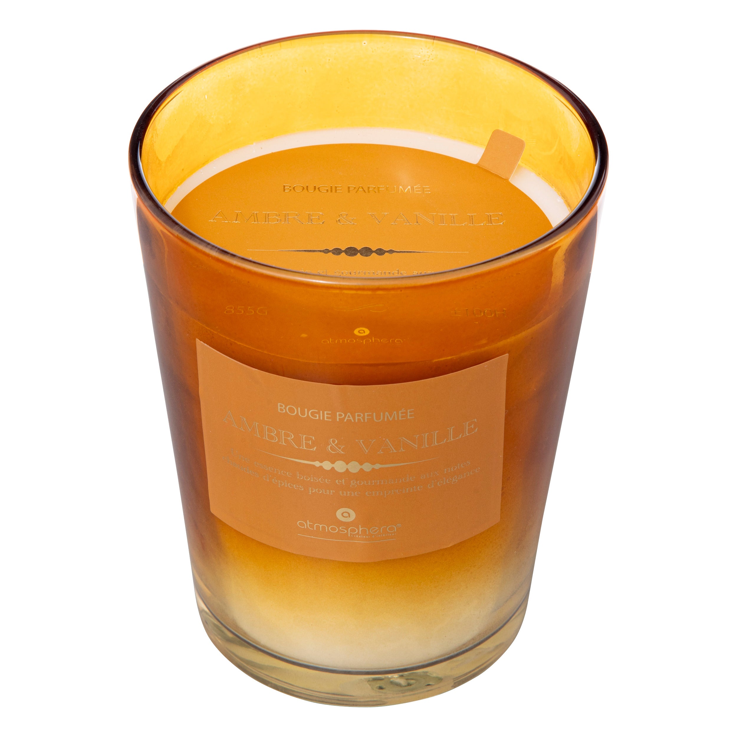 Lumanare parfumata "Alma" - Vanilie si chihlimbar, 855 g - Atmosphera
