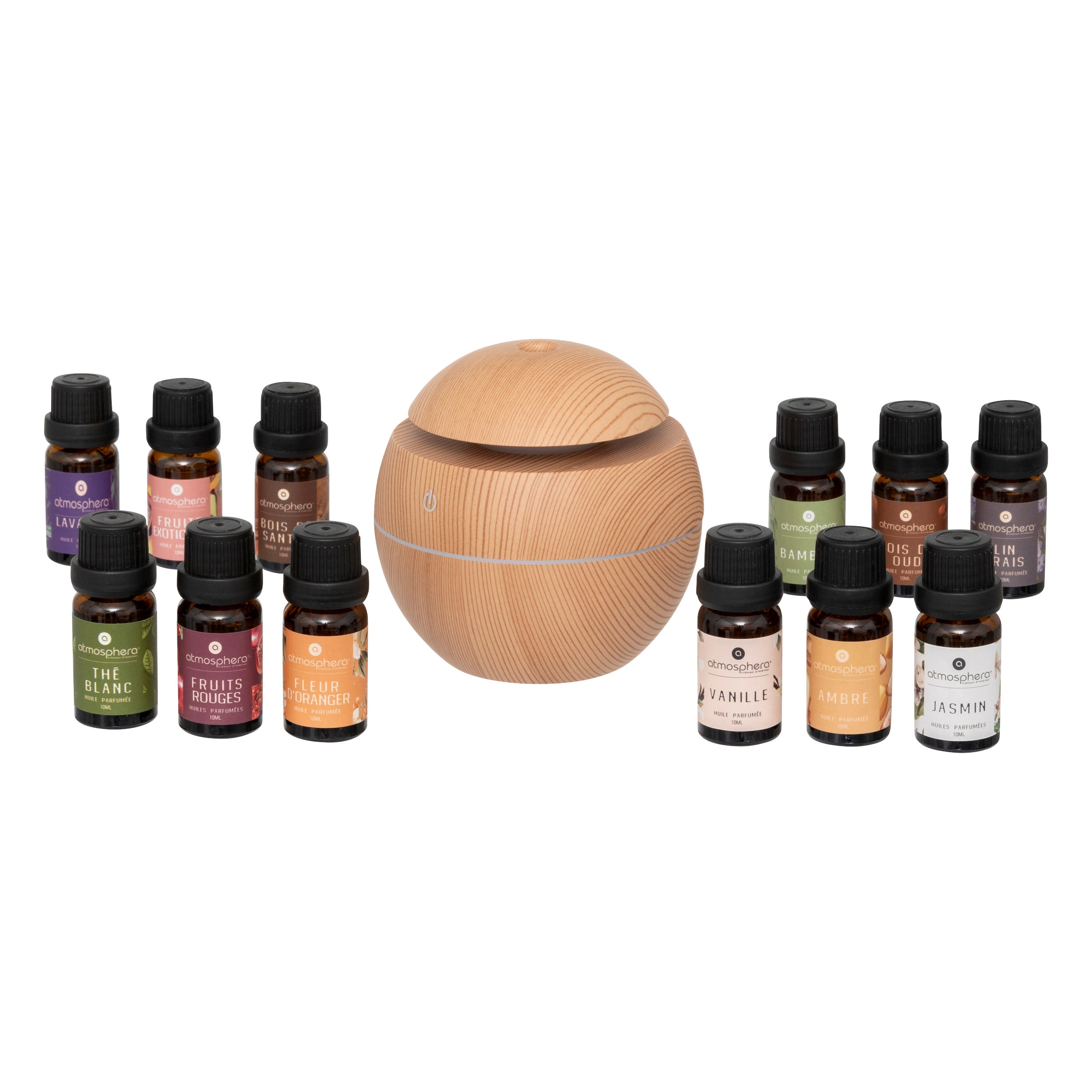 Set difuzor "Giro" - 10 uleiuri parfumate - Atmosphera
