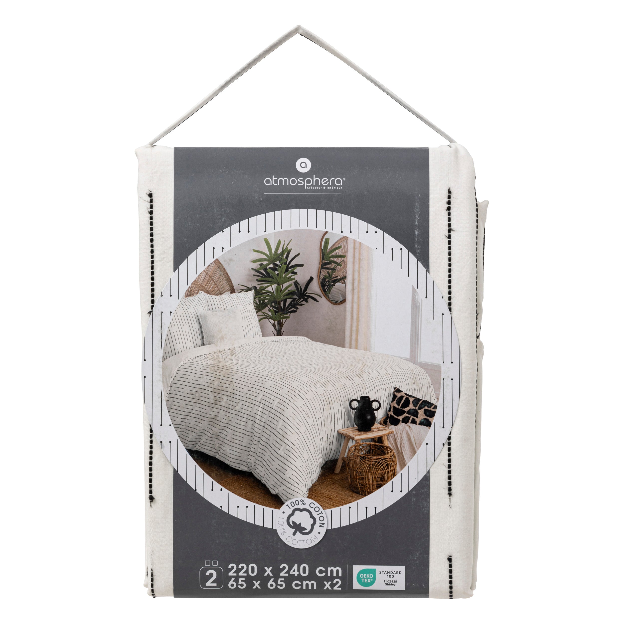 Set pilota bum. cot dob kain 240 x 220 cm - Atmosphera