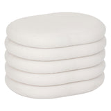 Mobilier interior, otoman cufar giulia alb boucle - Atmosphera
