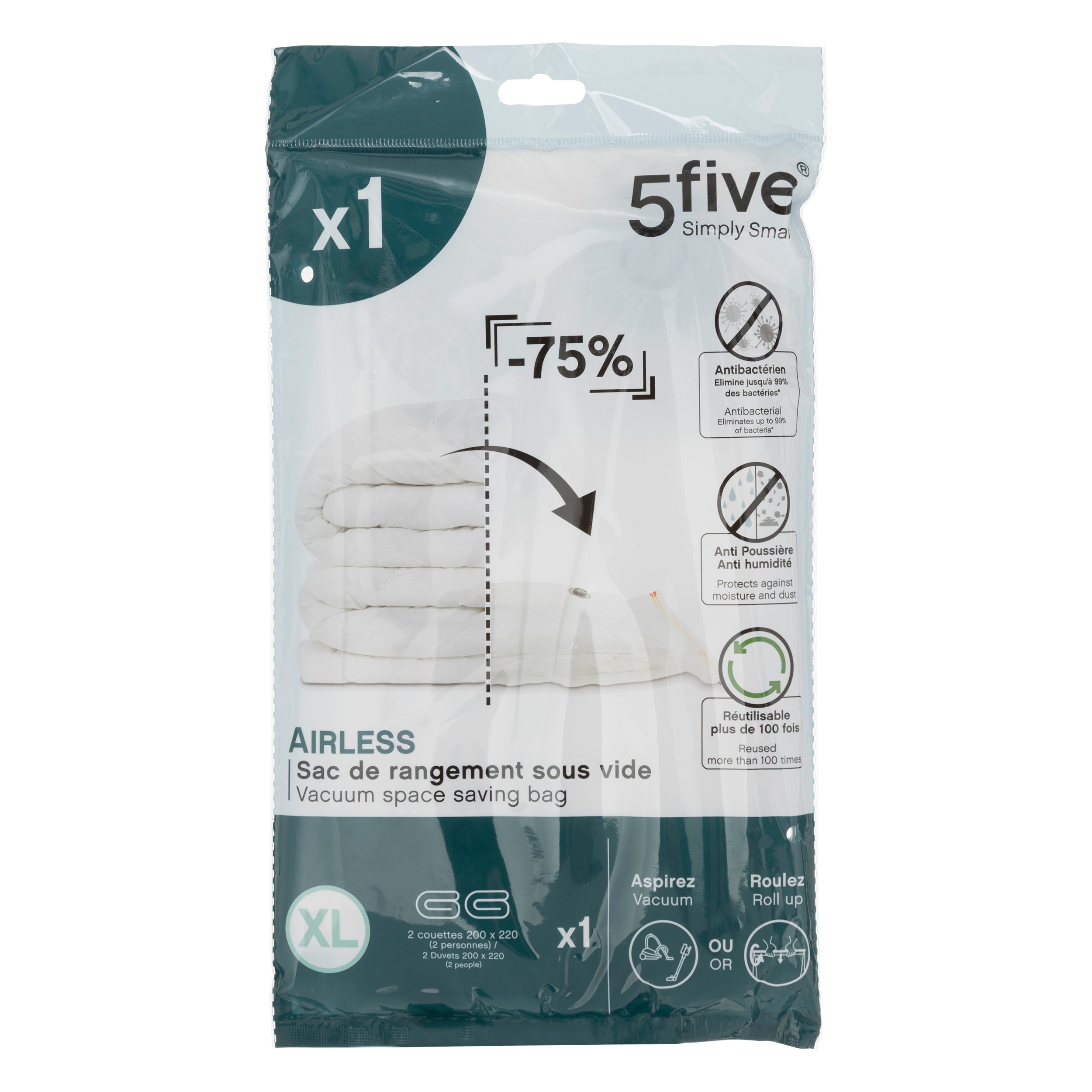 Organizator casa, sac vacuum xl Airless - Five