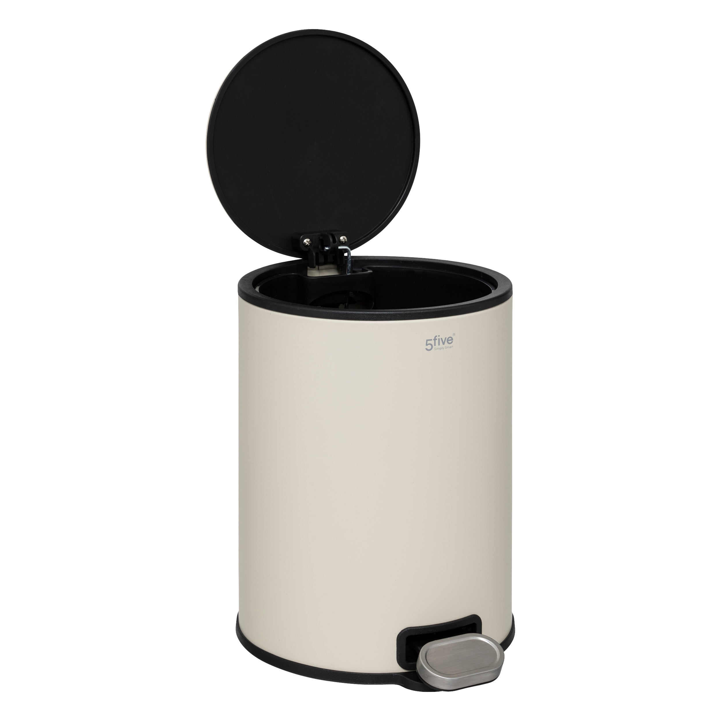 Cos de gunoi metal 6 l argile delta - Five