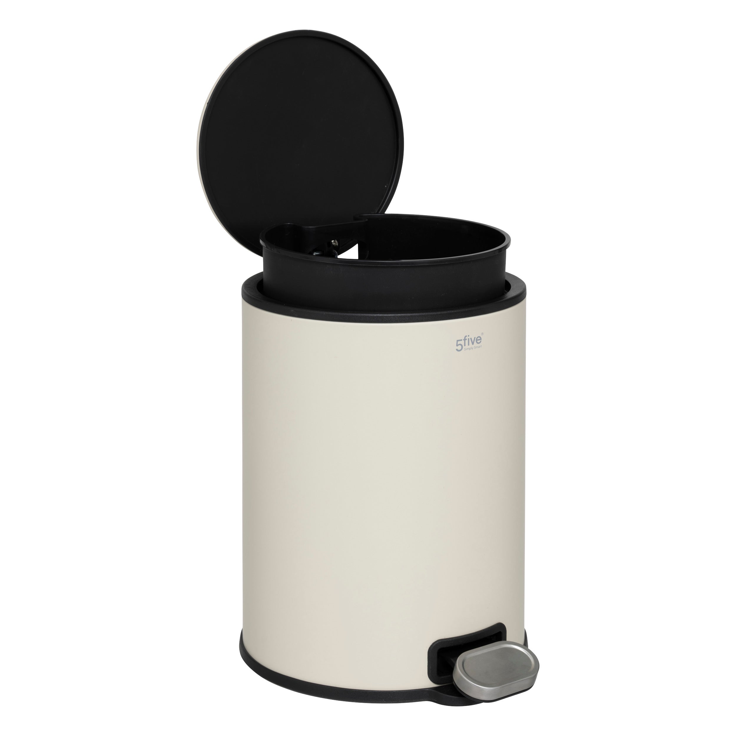 Cos de gunoi metal 6 l argile delta - Five