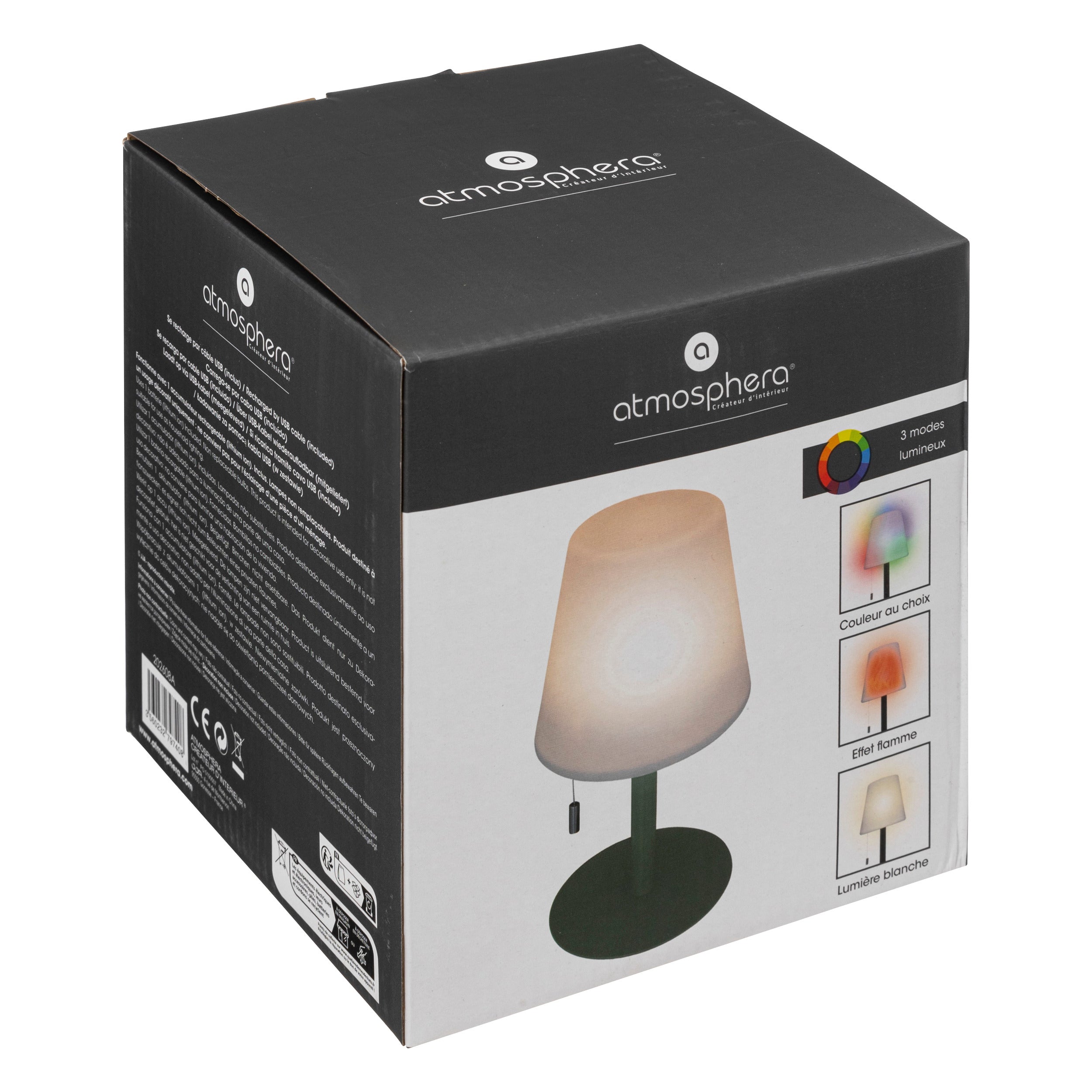 Corp de iluminat, lampa USB zack masliniu exterior H30 cm - Atmosphera