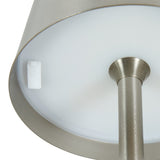 Corp de iluminat, cody argintiu USB lampa exterior H36 cm - Atmosphera