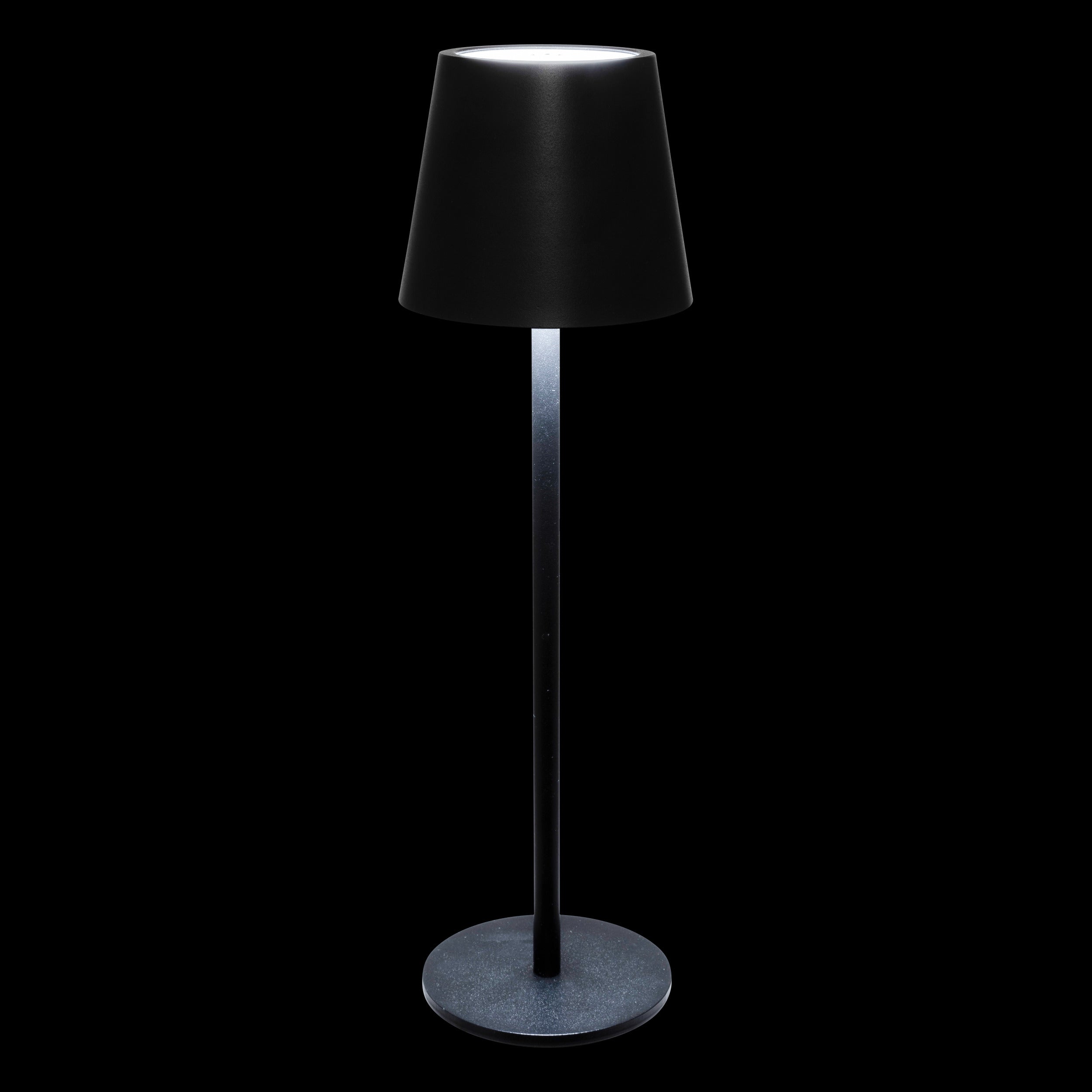 Corp de iluminat, lampa de masa cody negru USB H36 cm - Atmosphera