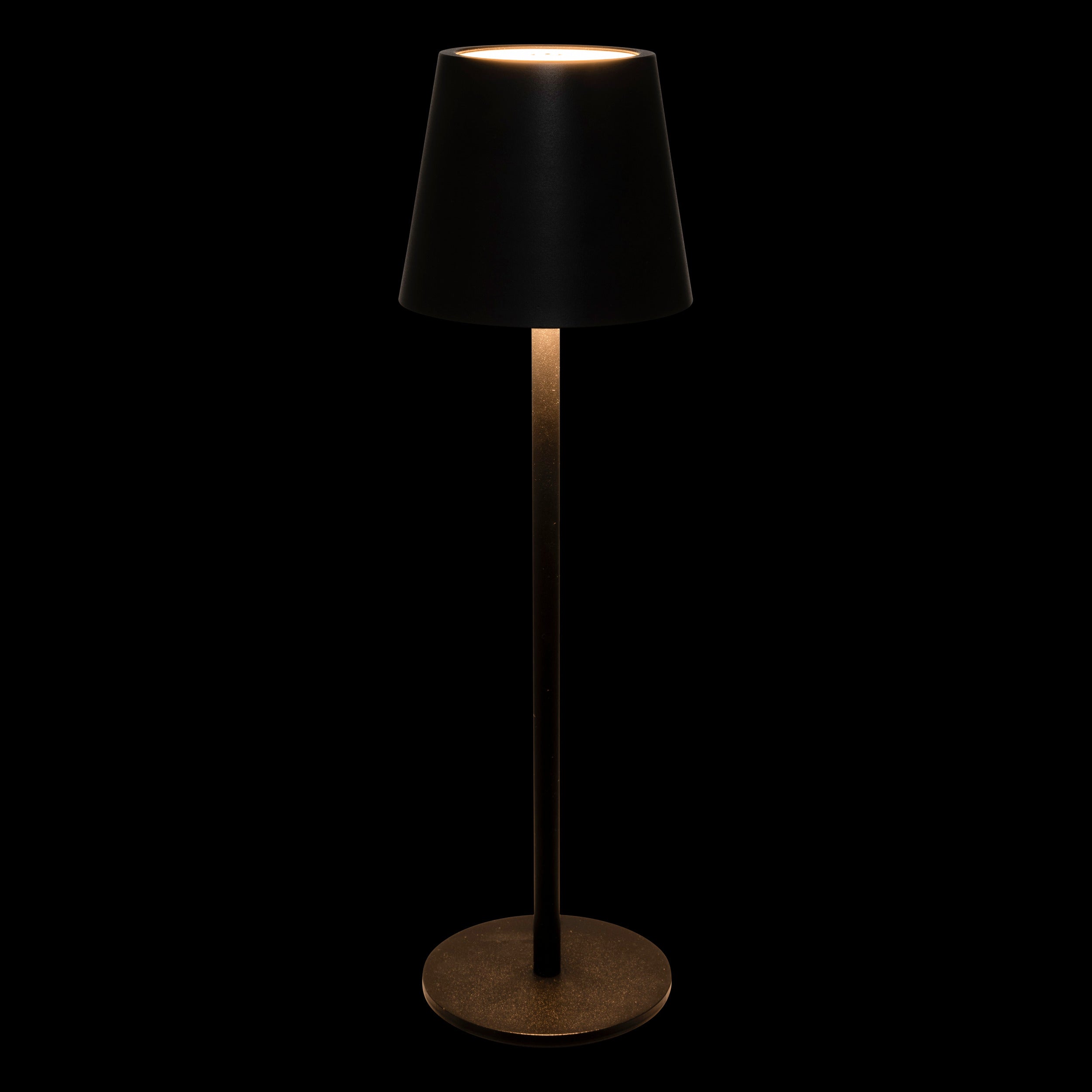Corp de iluminat, lampa de masa cody negru USB H36 cm - Atmosphera