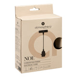 Corp de iluminat, cablu alimentare noe negru metal L80 - Atmosphera