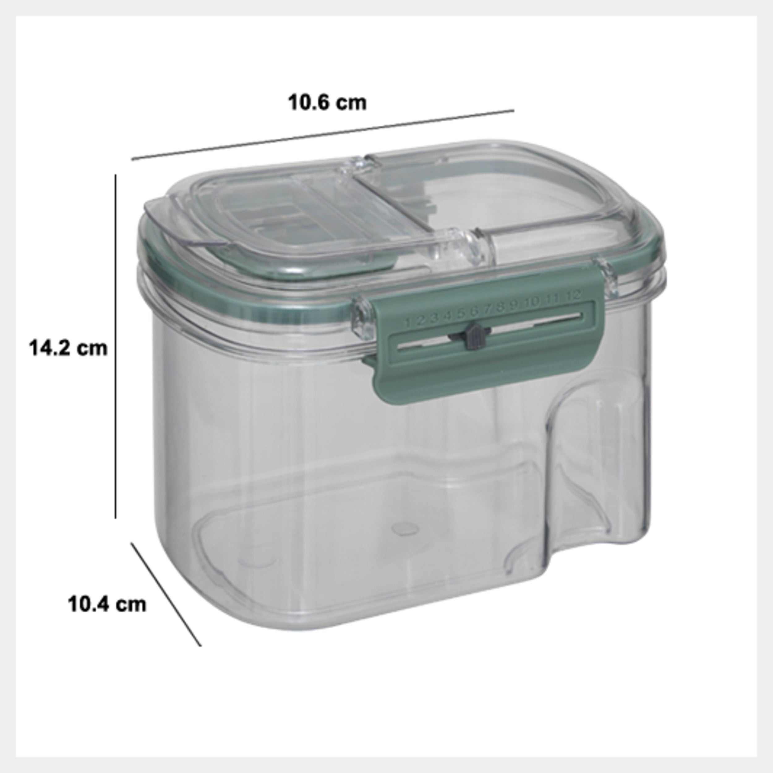 Cutie dreptunghiular dubla pet 0,6 l neo - Five