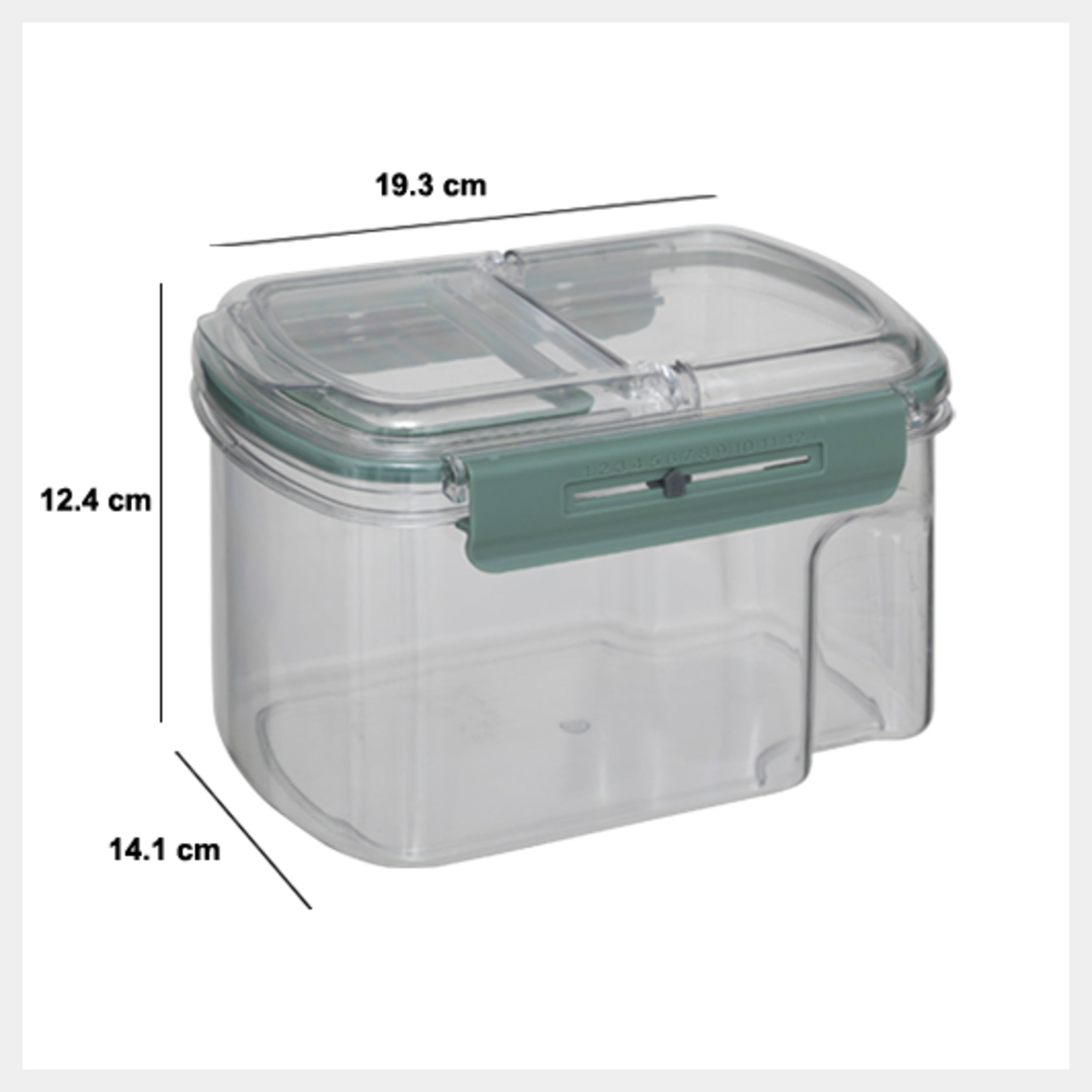 Cutie dreptunghiular dubla pet 1,5 l neo - Five