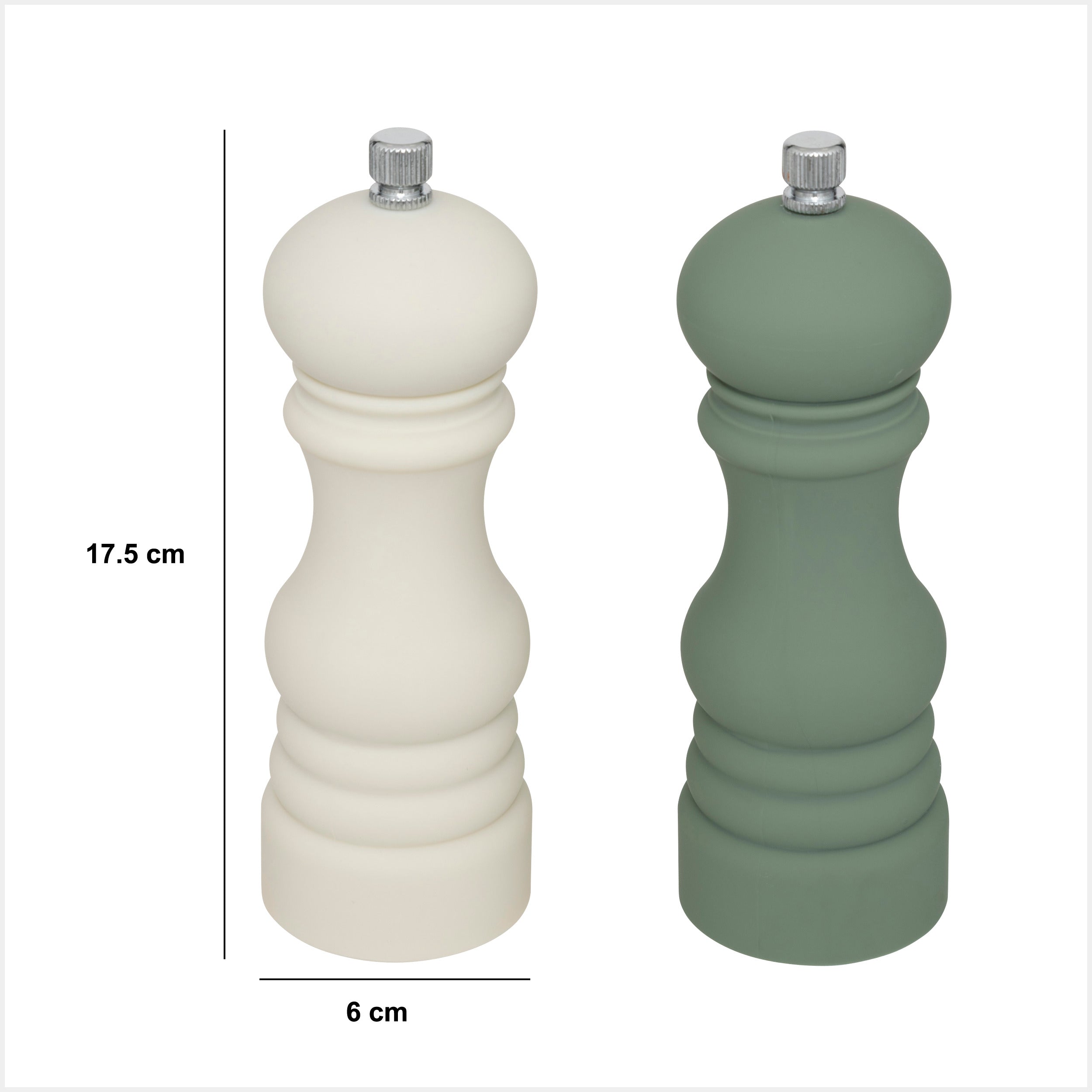 Rasnita Sensia, set 2 buc, H 14,5 cm