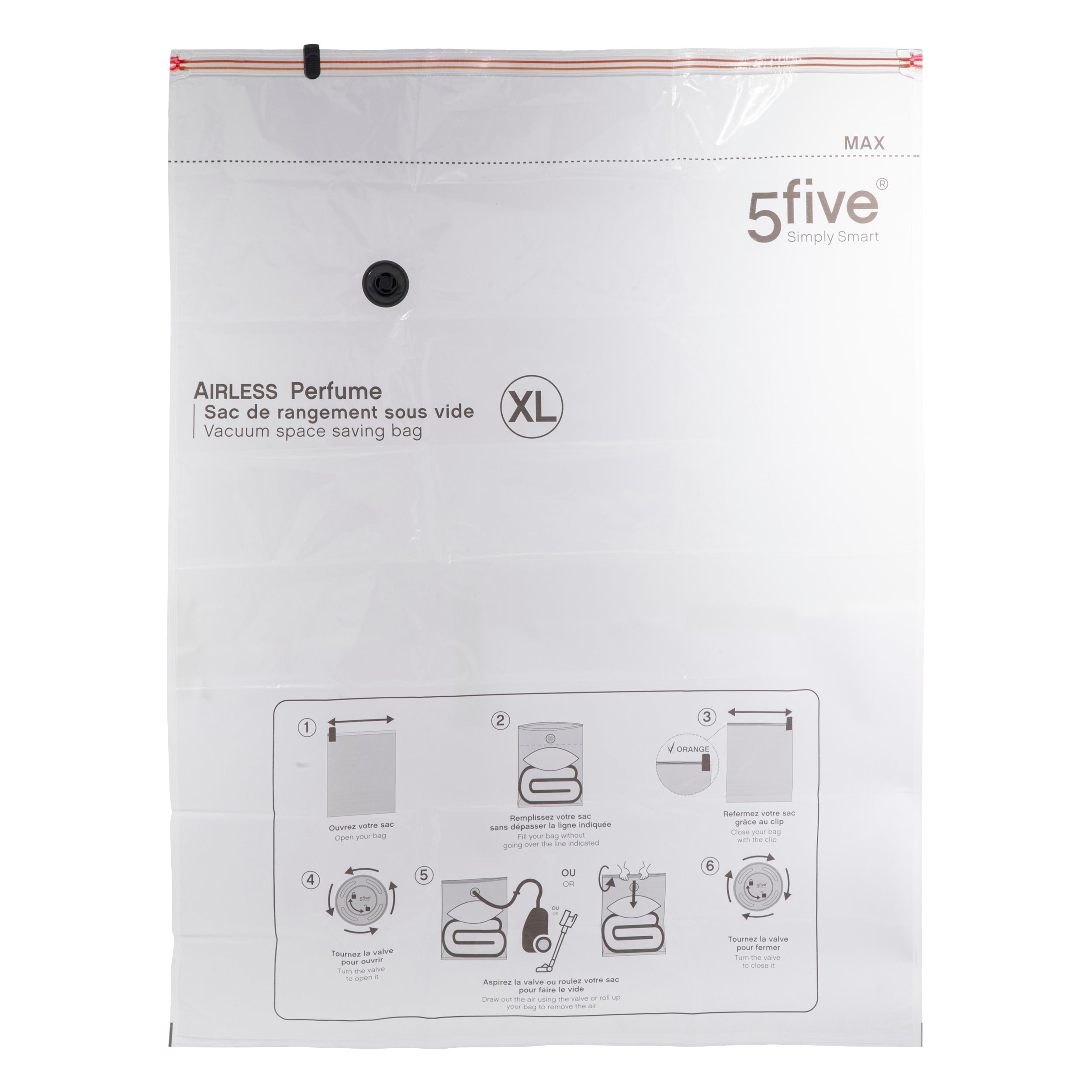 Organizator casa, sac vacuum xl Airless perf asortat - Five