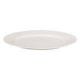 Platou oval Pearl 33 x 23 cm portelan alb