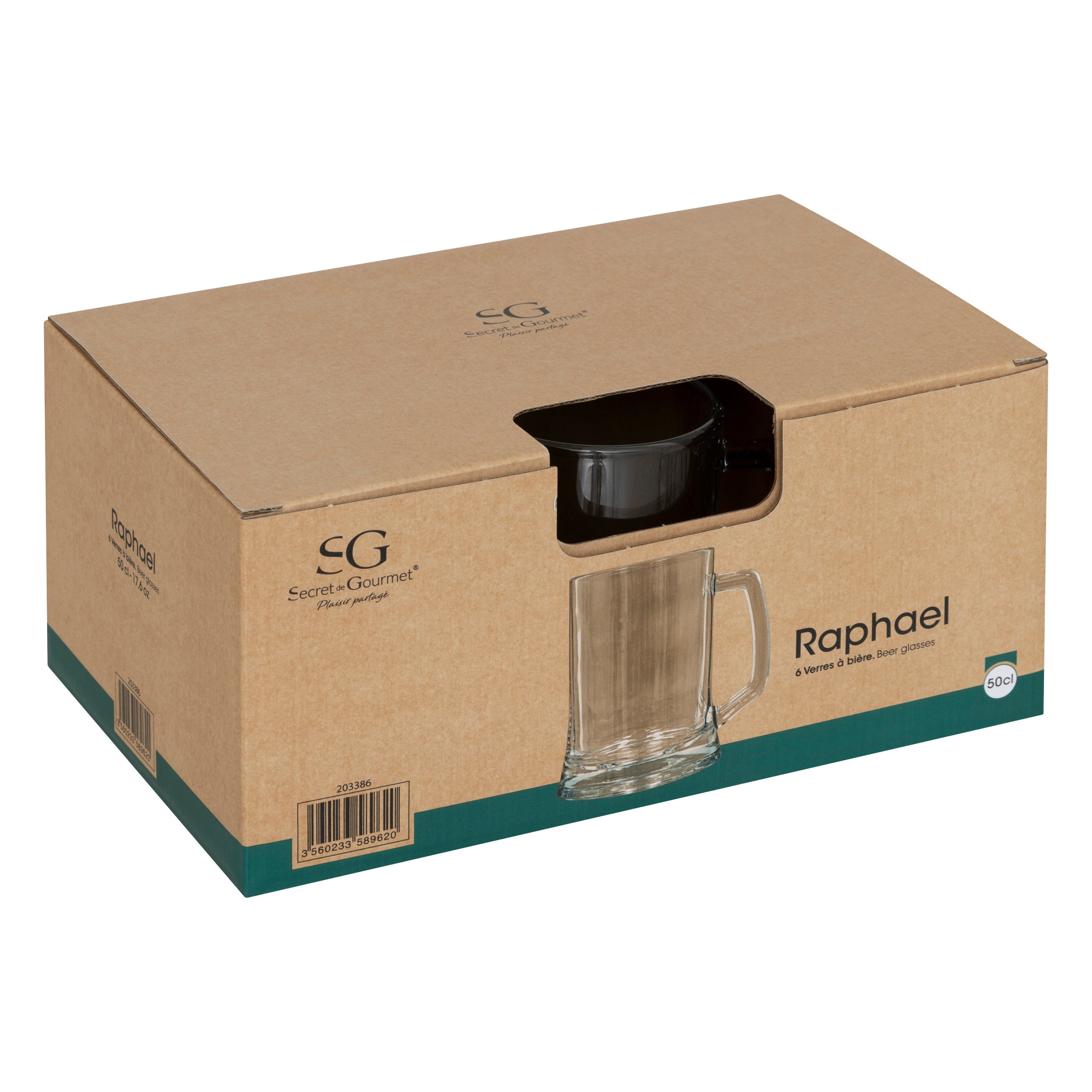 Set pahare bere raphael 50 cl - Secret de Gourmet