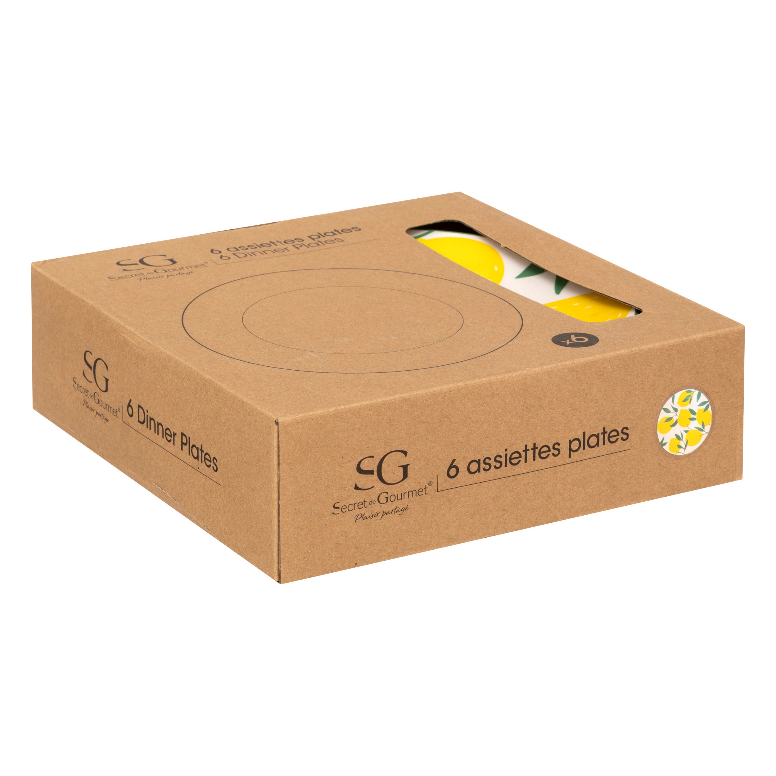 Set farfurii masa lamaie D27 cm - Secret de Gourmet