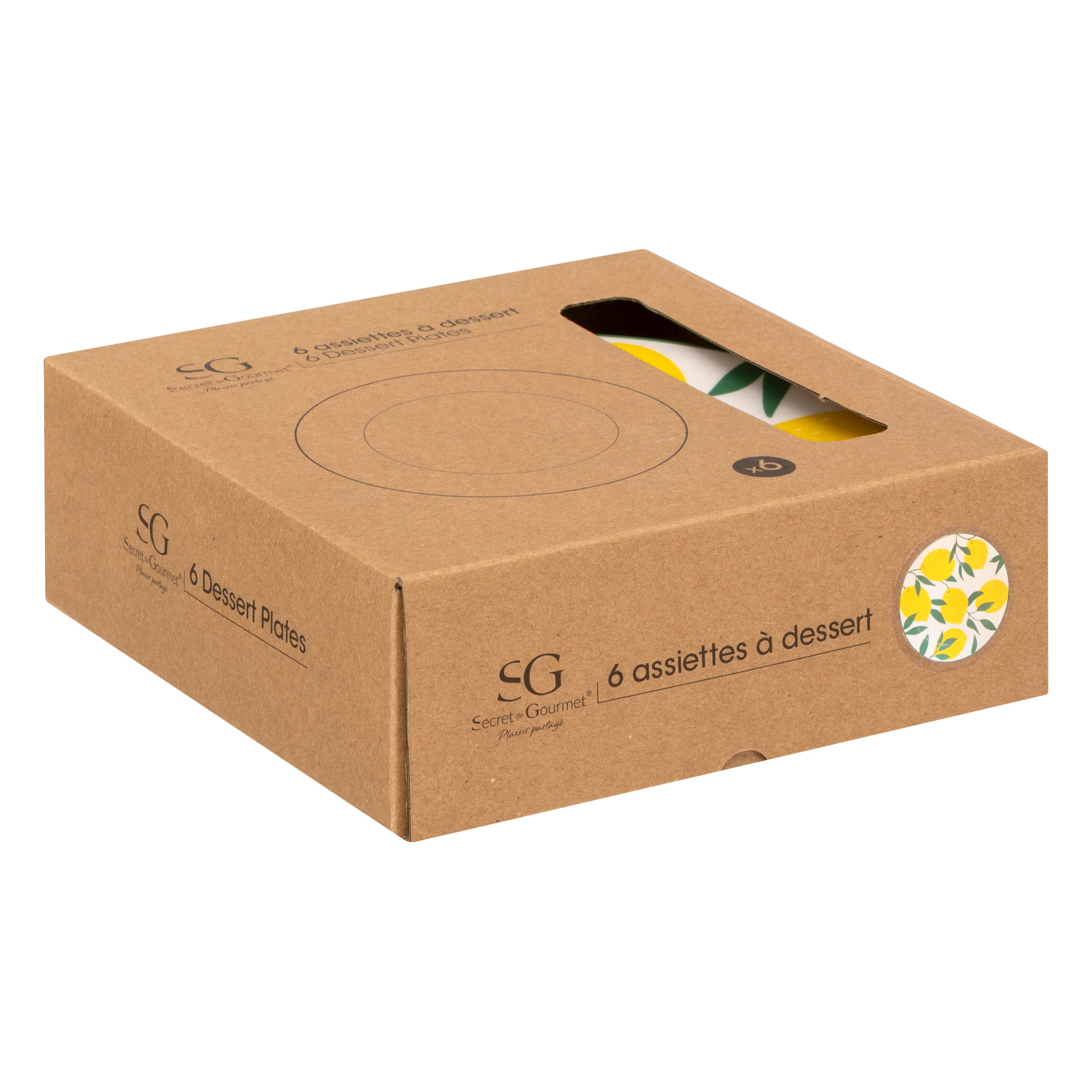 Set farfurii desert lamaie D19 cm - Secret de Gourmet