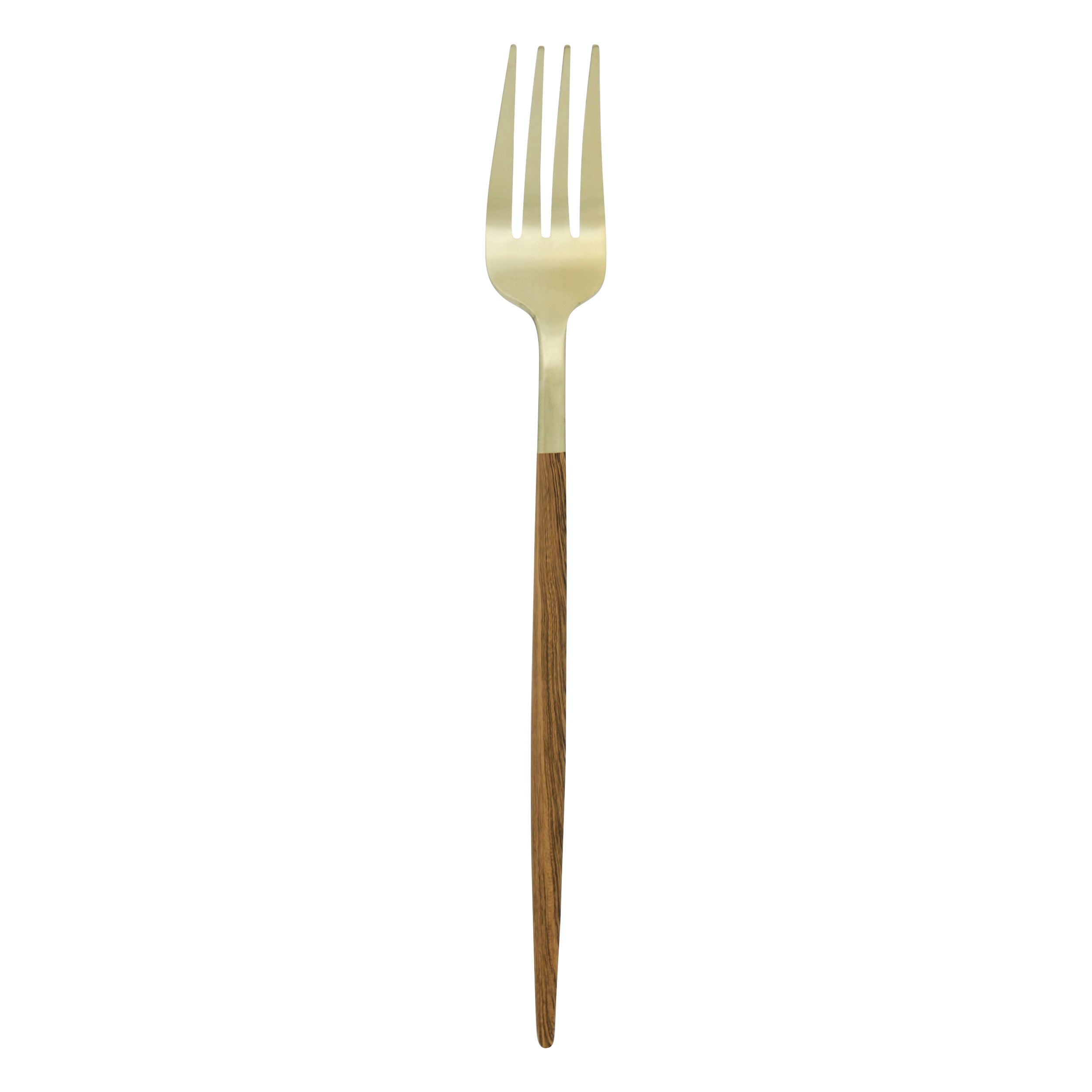 Tacam, cutlery set 24 piese ida lemn/auriu - Secret de Gourmet