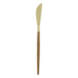 Tacam, cutlery set 24 piese ida lemn/auriu - Secret de Gourmet
