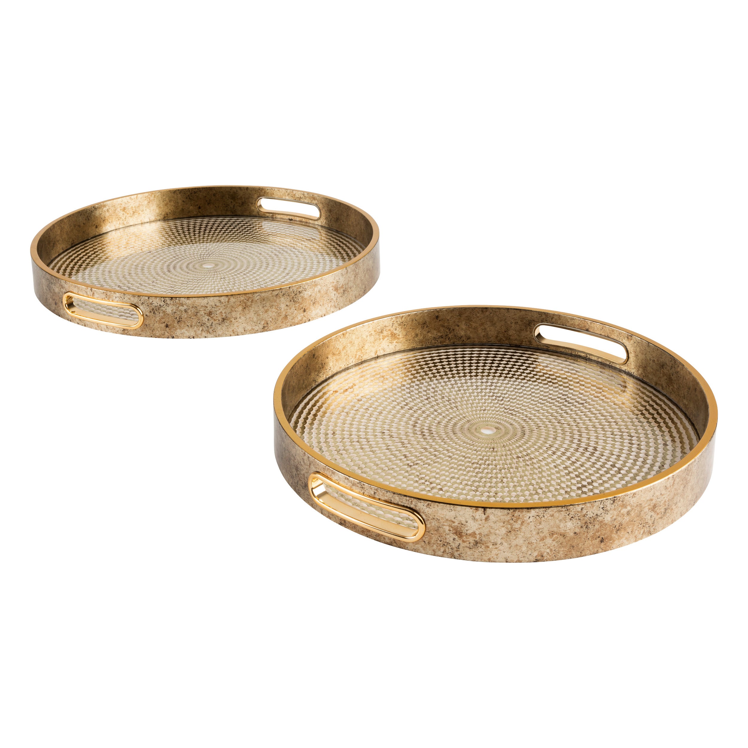 Tava pahar plastic auriu elya set 2 buc - Atmosphera