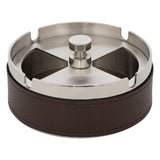 Scrumiera jule metal/pu D10 cm - Atmosphera