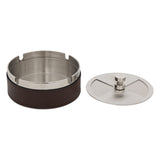 Scrumiera jule metal/pu D10 cm - Atmosphera