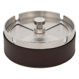 Scrumiera jule metal/pu D10 cm - Atmosphera