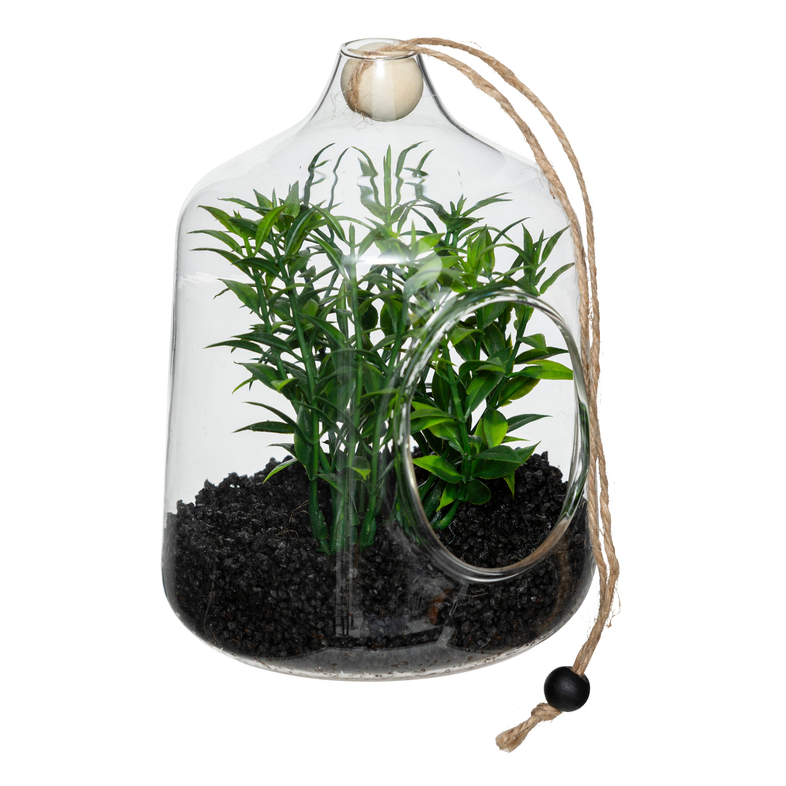 Floare decorativa, terariu agatat naly H15 cm - Atmosphera