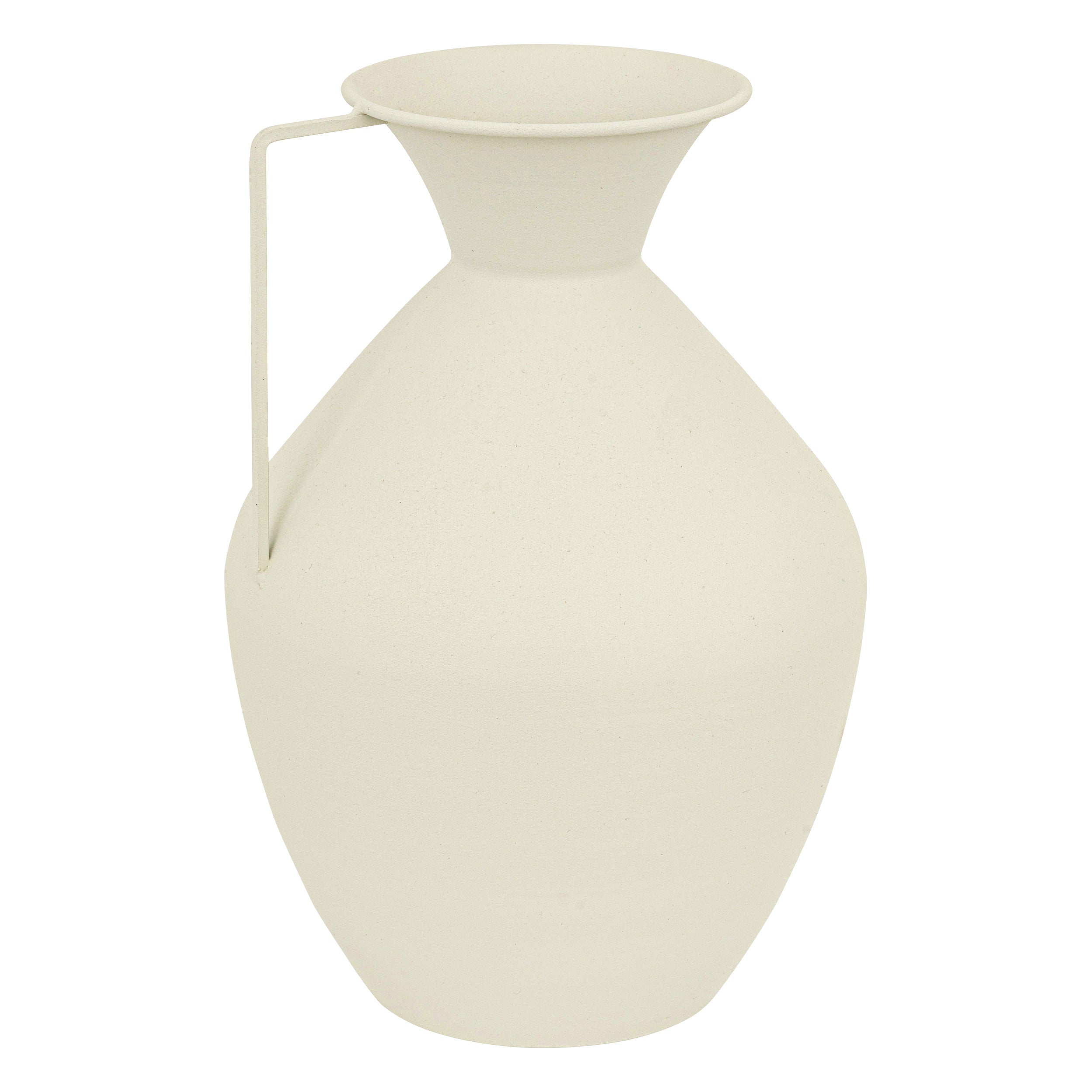 Vaza metal alb sylvain H36 cm - Atmosphera