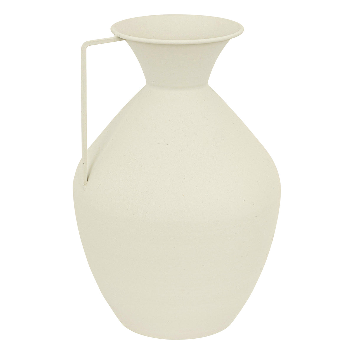 Vaza metal alb sylvain H36 cm - Atmosphera