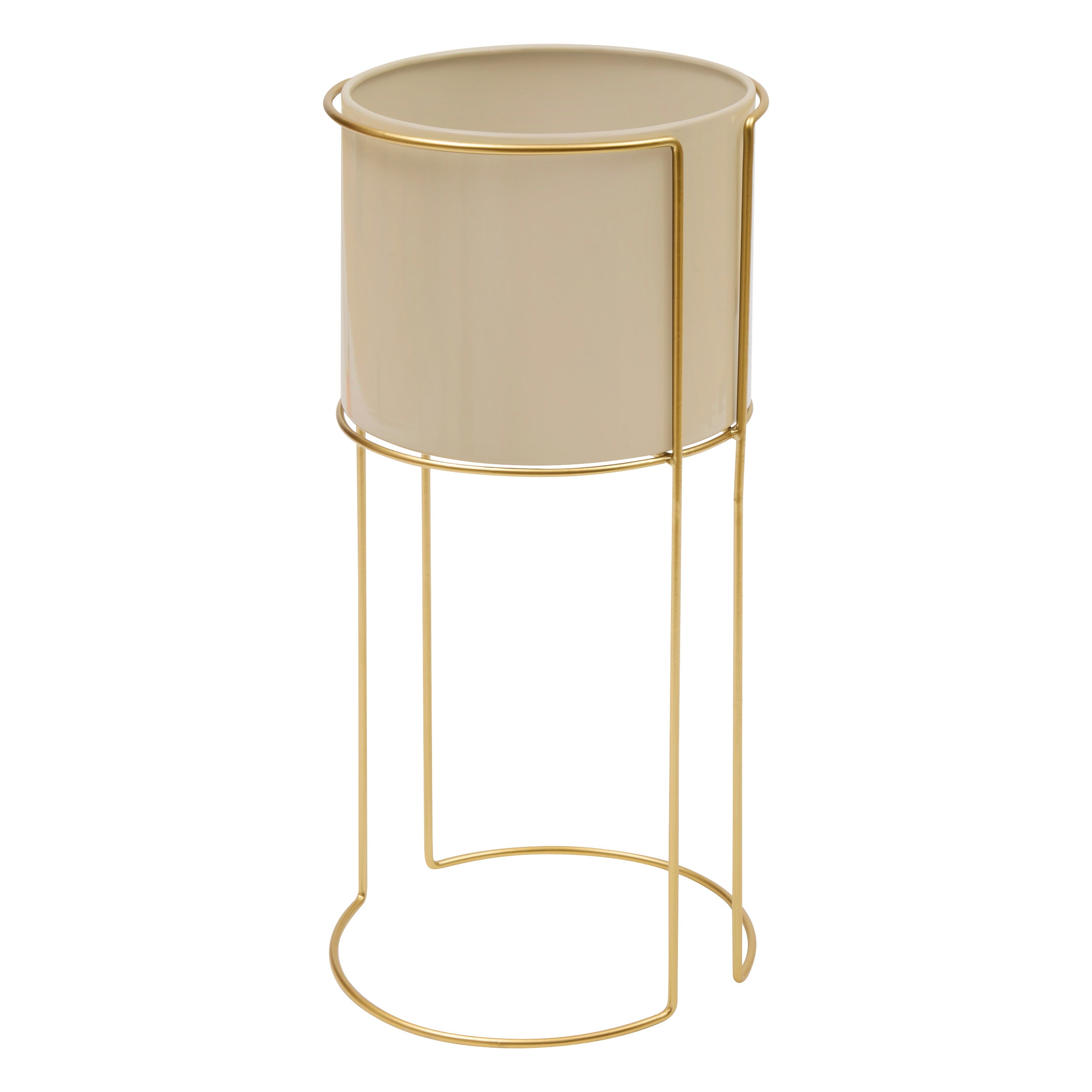 Setx2 ghiveci acoperit metal cu flori zigy H55 cm - Atmosphera